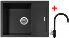 Sinks AMANDA 650 Pureblack+VITALIA ...